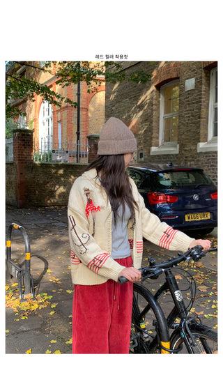 Round wool knit