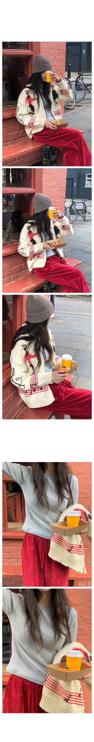 Round wool knit