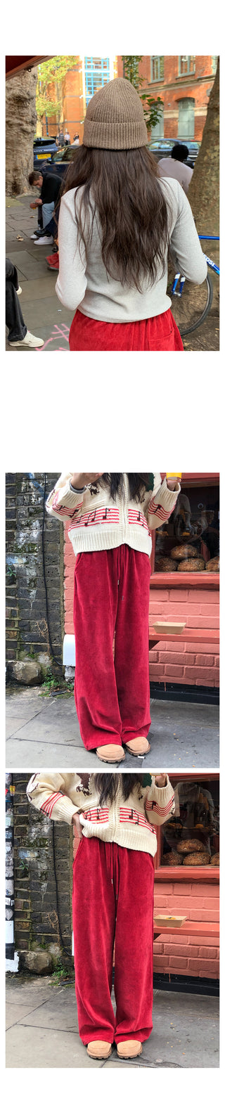 Round wool knit
