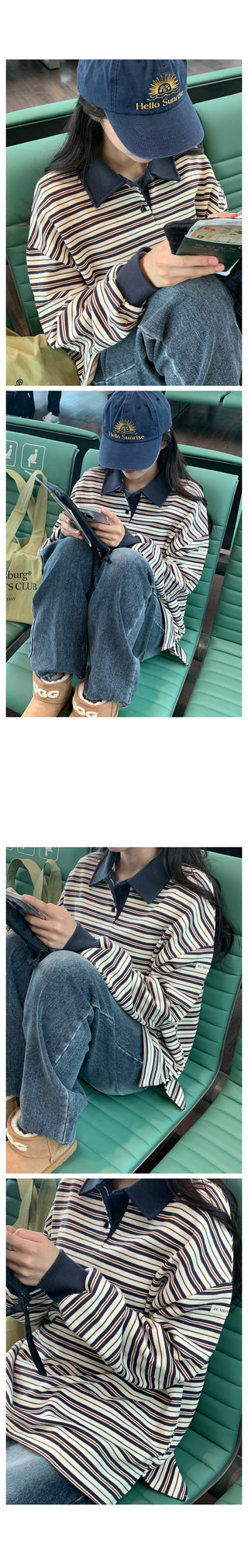 [2 colors] Bolero puff blouse