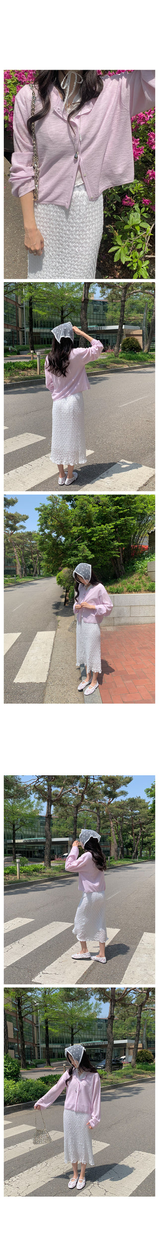 Linen Round Cardigan