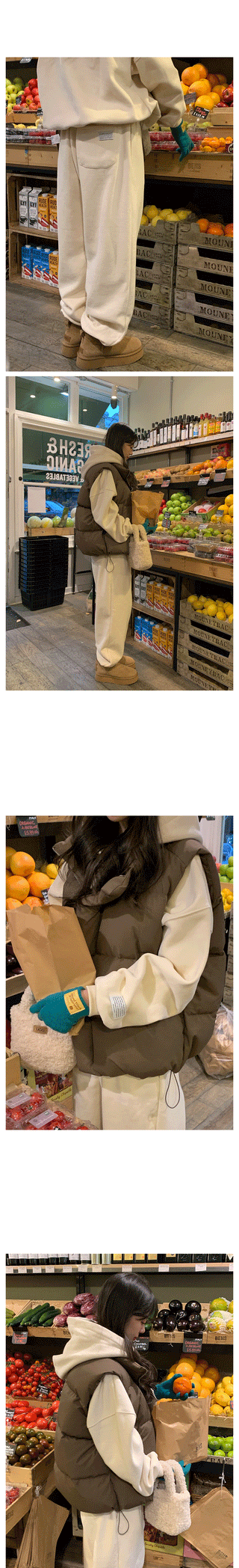 Round tweed jacket