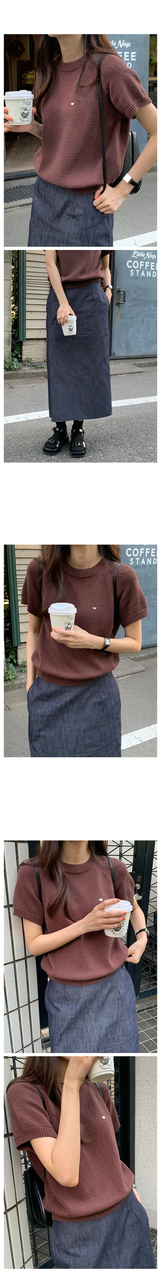 Benn Natural Denim Skirt