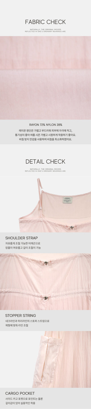 String Camisole Dress