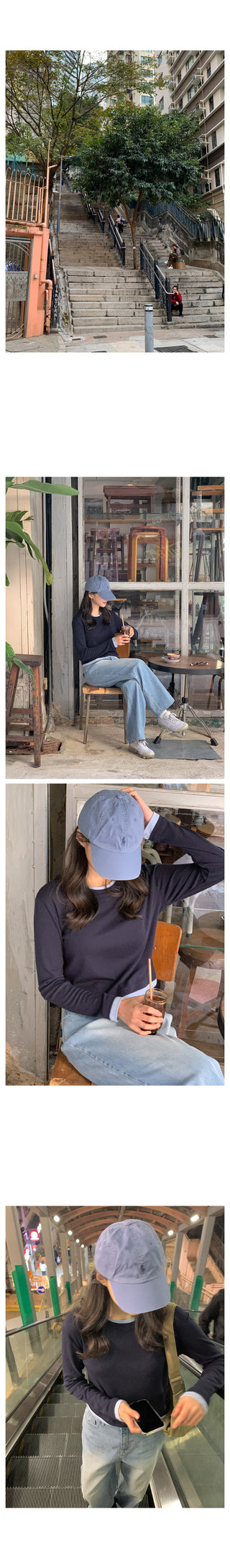 Corduroy wide-leg denim pants