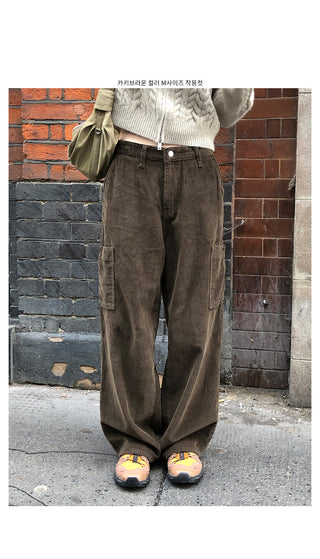 Corduroy cargo pants