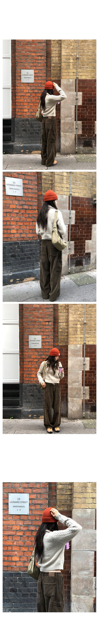 Corduroy cargo pants
