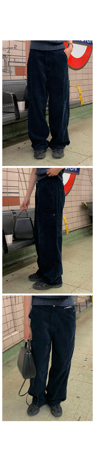 Corduroy cargo pants