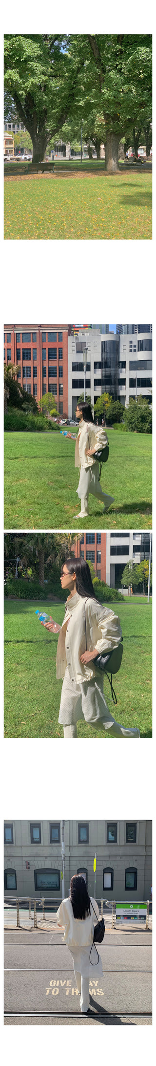 Frilled layered pants