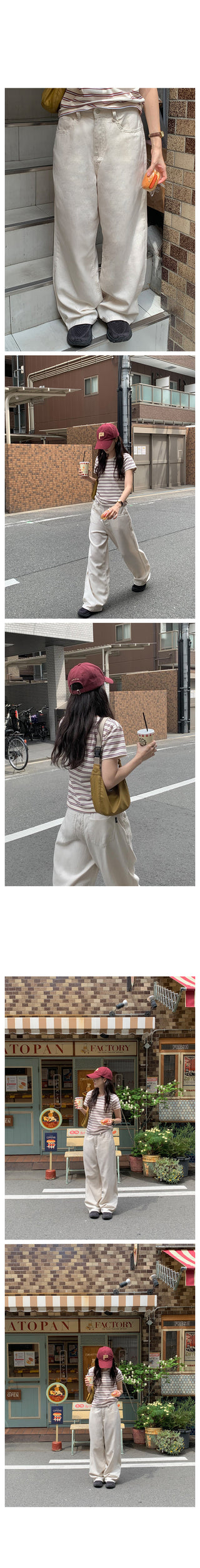 Summer wide-leg pants