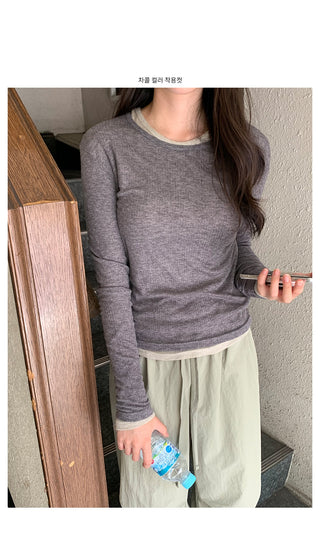 Wool Tencel T-shirt