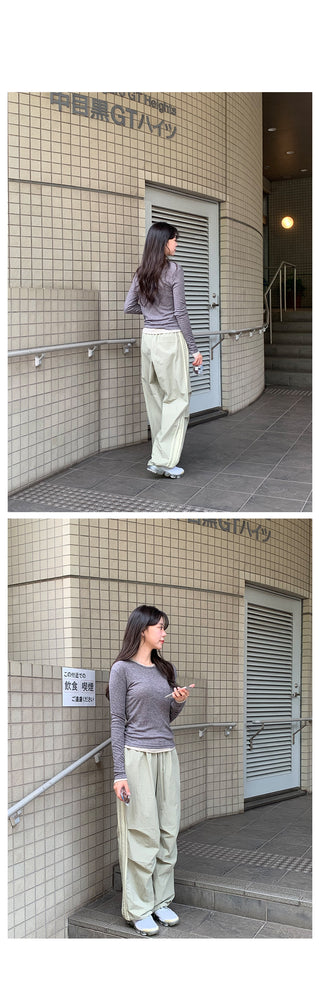 Wool Tencel T-shirt