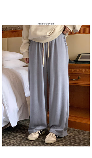 Wide ribbed pants, 4 colors