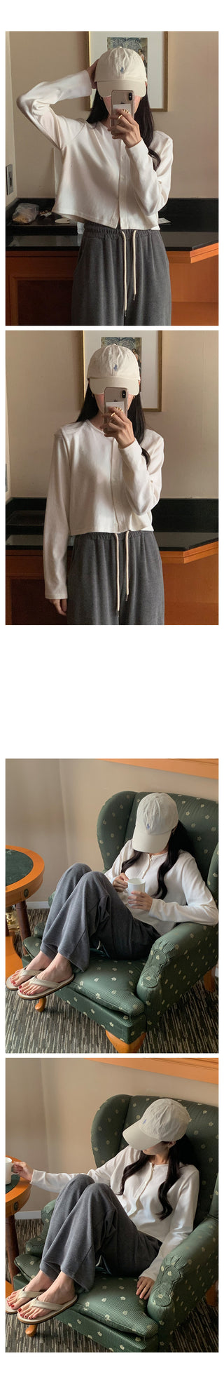 Wide ribbed pants, 4 colors