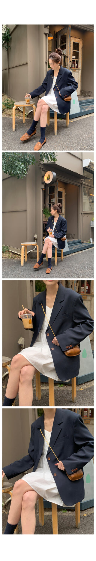 Monet tailored jacket, 4 colors!