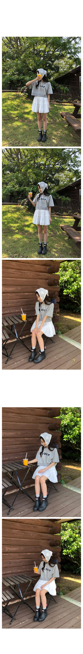 Daily short-sleeved sweatshirt