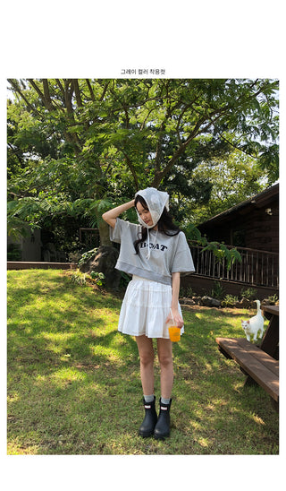 Daily short-sleeved sweatshirt