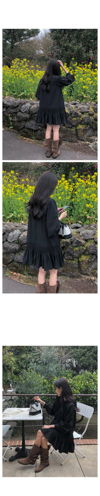Shirred Half Dress