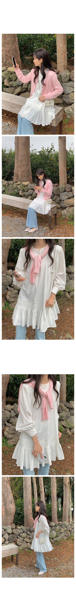 Shirred Half Dress