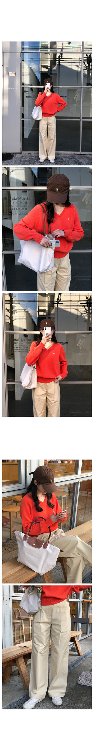 Pleated Chino Pants