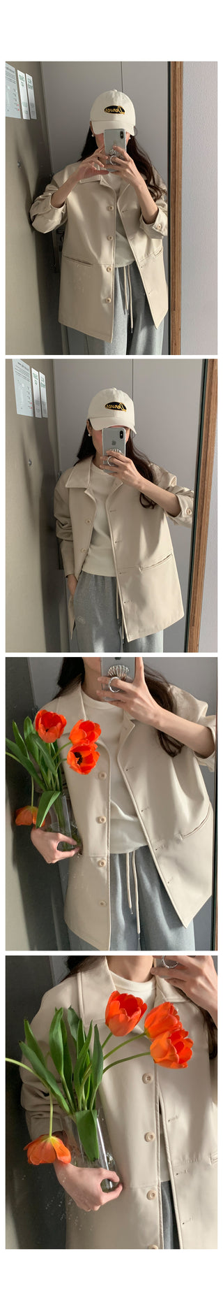 Mark Half Jacket