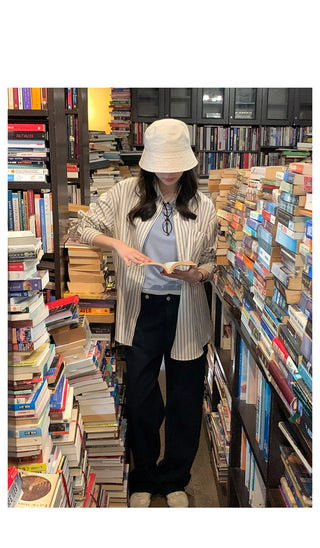 Striped cotton shirt
