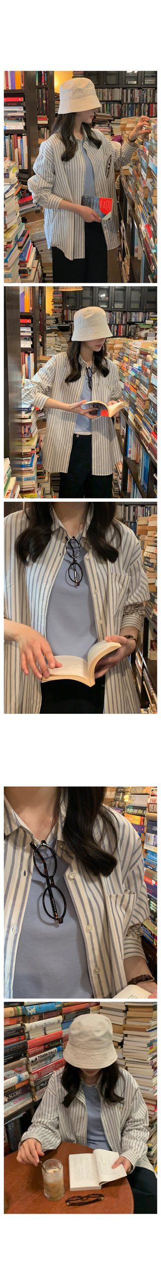 Striped cotton shirt
