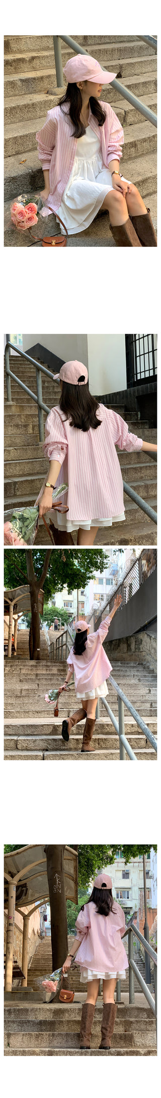 Striped cotton shirt