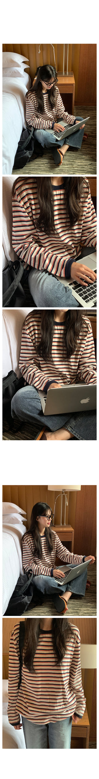 Multi-stripe T-shirt