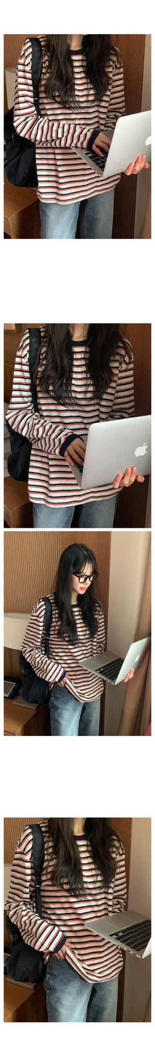Multi-stripe T-shirt
