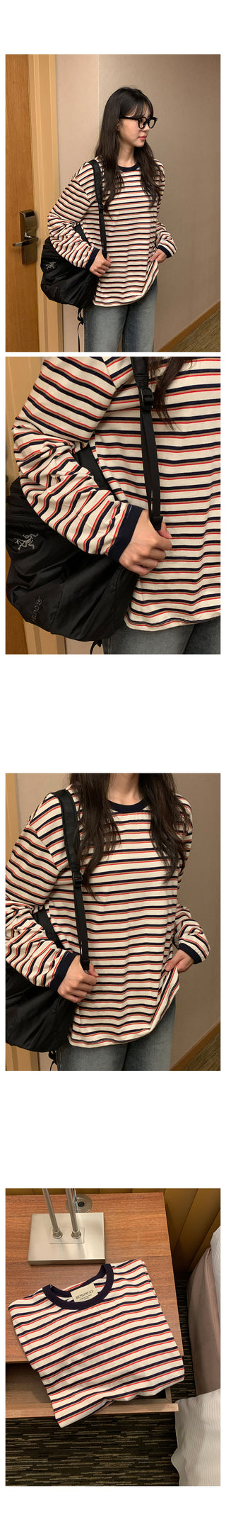 Multi-stripe T-shirt