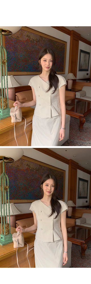 [2 colors] Classic Long Skirt