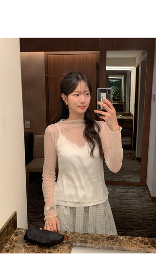 Wrap bustier knit
