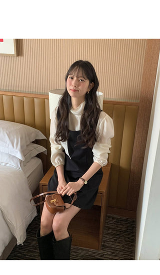 (3 colors) Basic mid-length dress