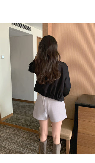 (2 colors) Tweed Blouson