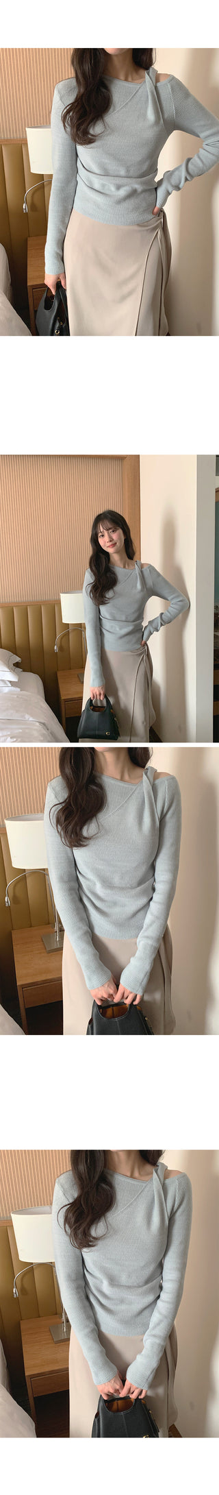 (2 colors) Wrap Long Skirt