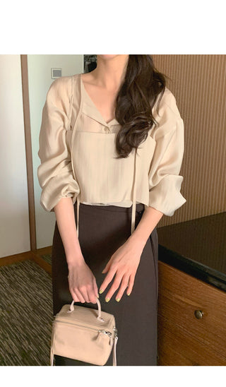Wrap long skirt