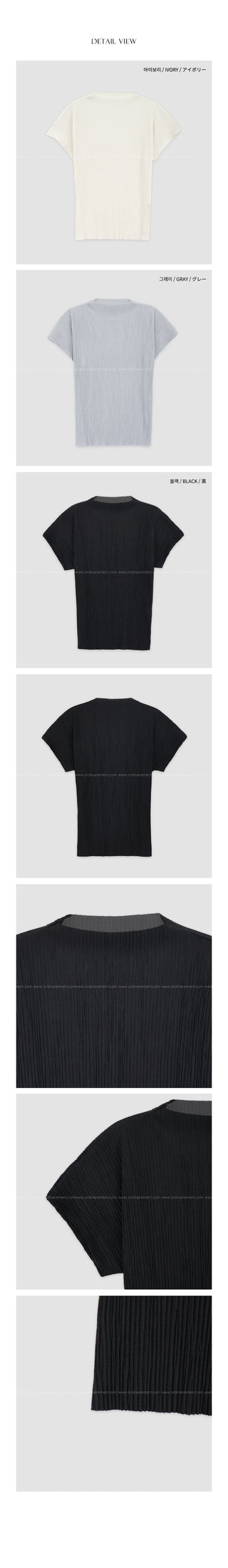 Henley neck knit