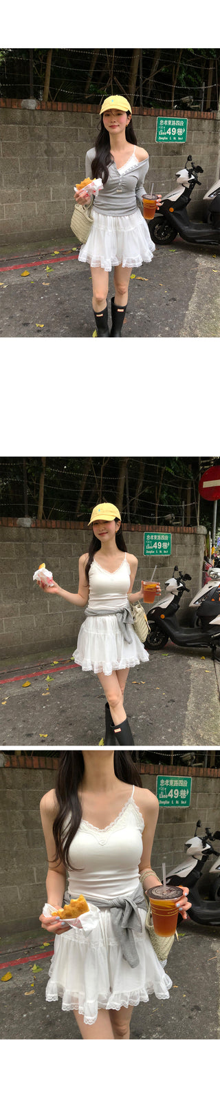 Tiered skirt