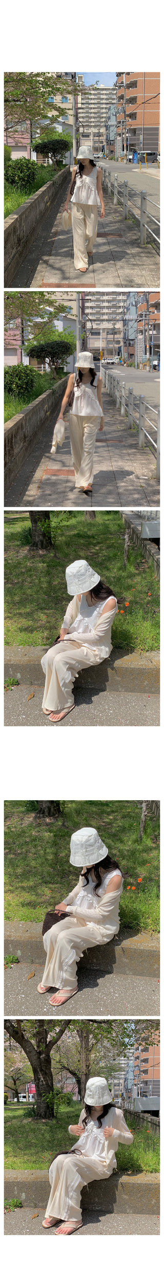 Sleeveless blouse