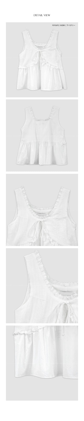 Sleeveless blouse