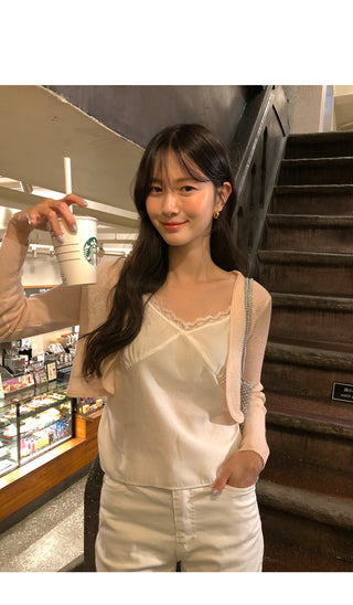 (5 colors) Bolero Cardigan