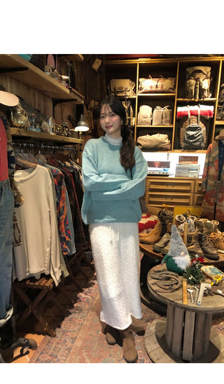 (11 colors) Round neck loose fit knit