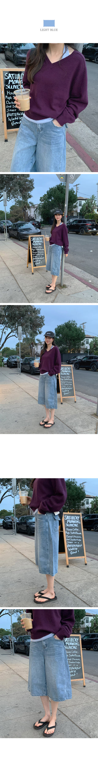 (2 colors) Bermuda shorts