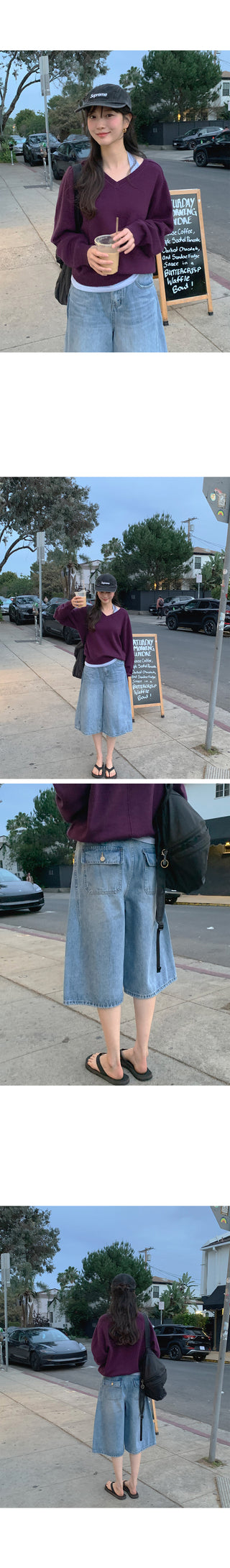 (2 colors) Bermuda shorts