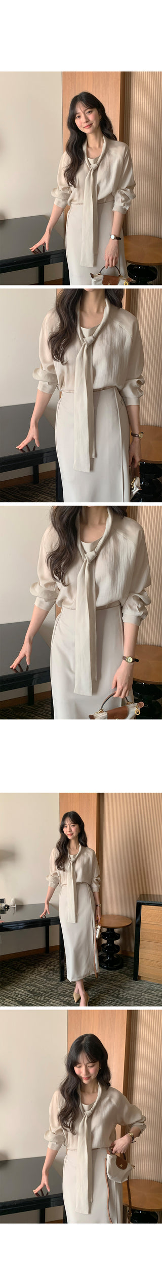 (3 colors) Thai 7/8 sleeve blouse