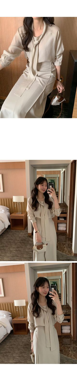 (3 colors) Thai 7/8 sleeve blouse