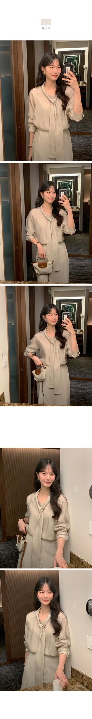 (3 colors) Thai 7/8 sleeve blouse