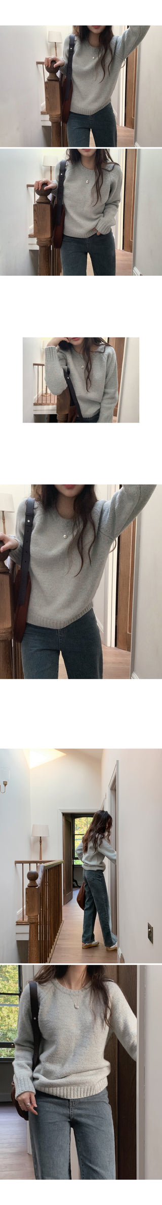 Cotton Candy Raglan Mix Knit - 3 colors