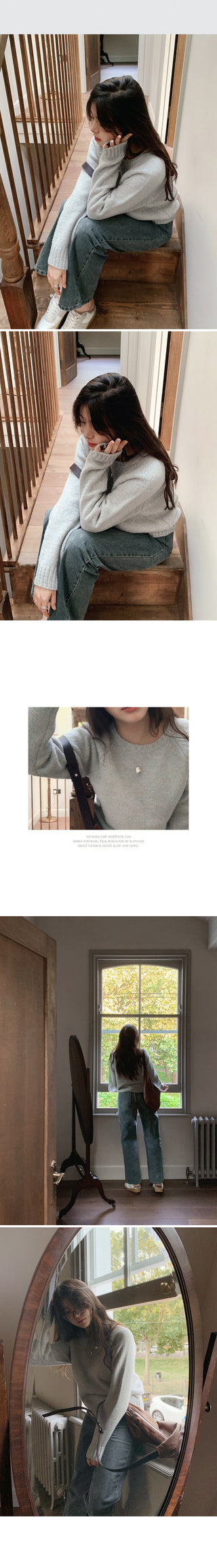 Cotton Candy Raglan Mix Knit - 3 colors
